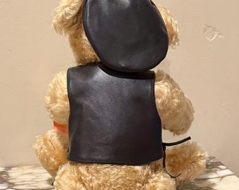 Stieff Harley Davidson Ltd Ed 2003 Teddy Bear W/box & Papers Ex
