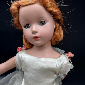 Vintage Madame Alexander Red Head Nina Ballerina 15” Hard Plastic Doll