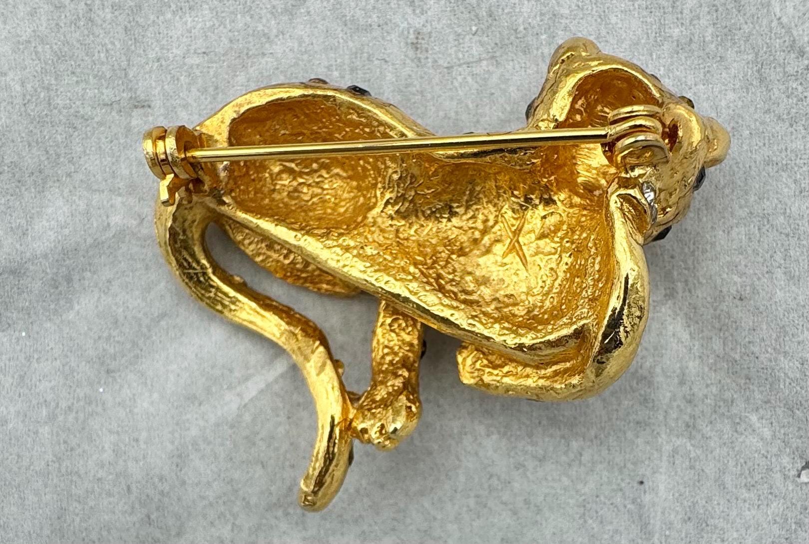 ヴィンテージピンリクライニングワイルドキャットベビーレオパード