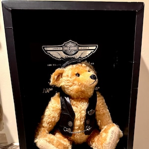 Harley Davidson Teddy Bear - Etsy
