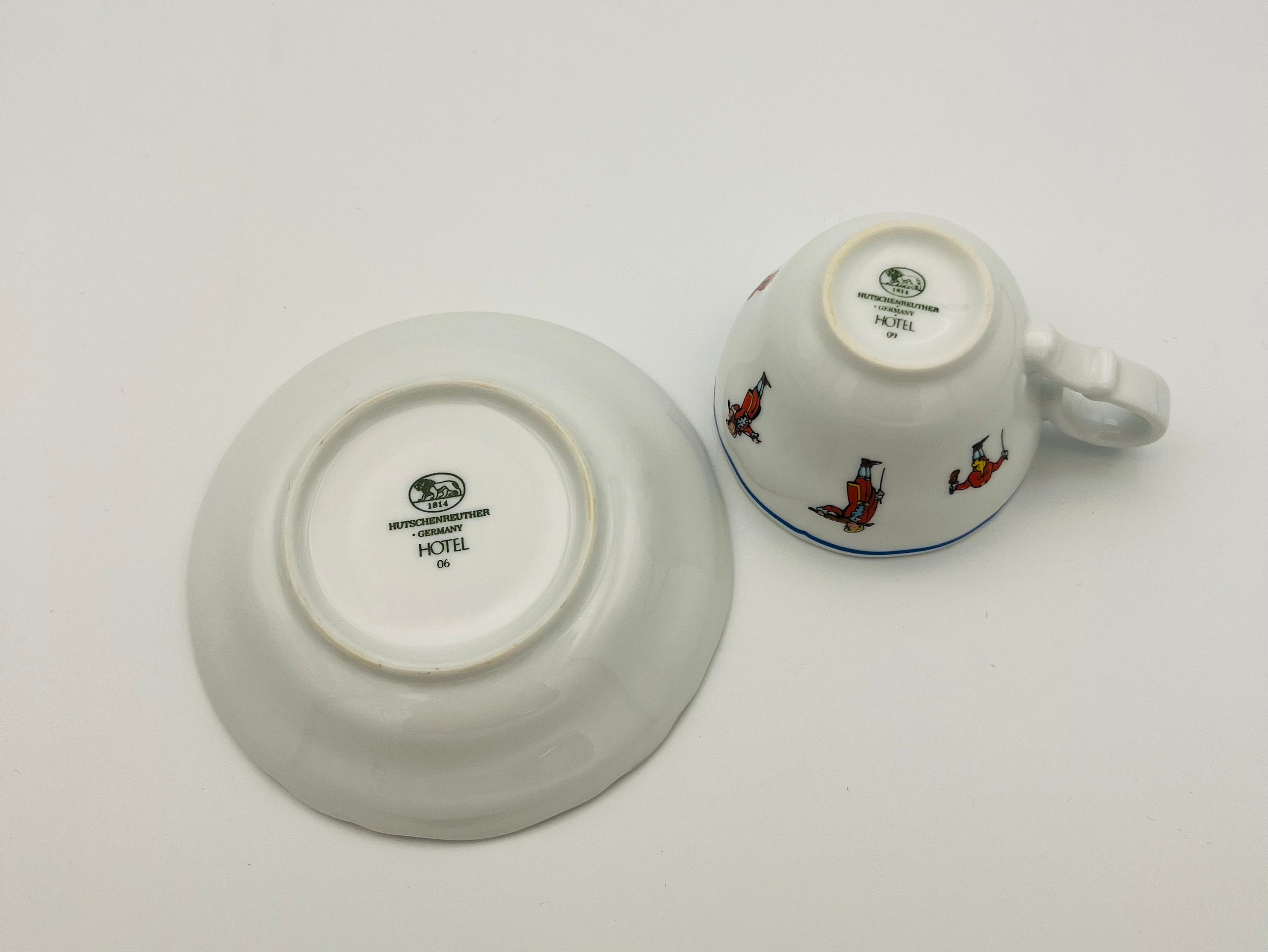 Hutschenreuther 磁器ひよこ 0248006 Antique Hutschenreuther Hotel Mozart Tea Cup & Saucer - Etsy