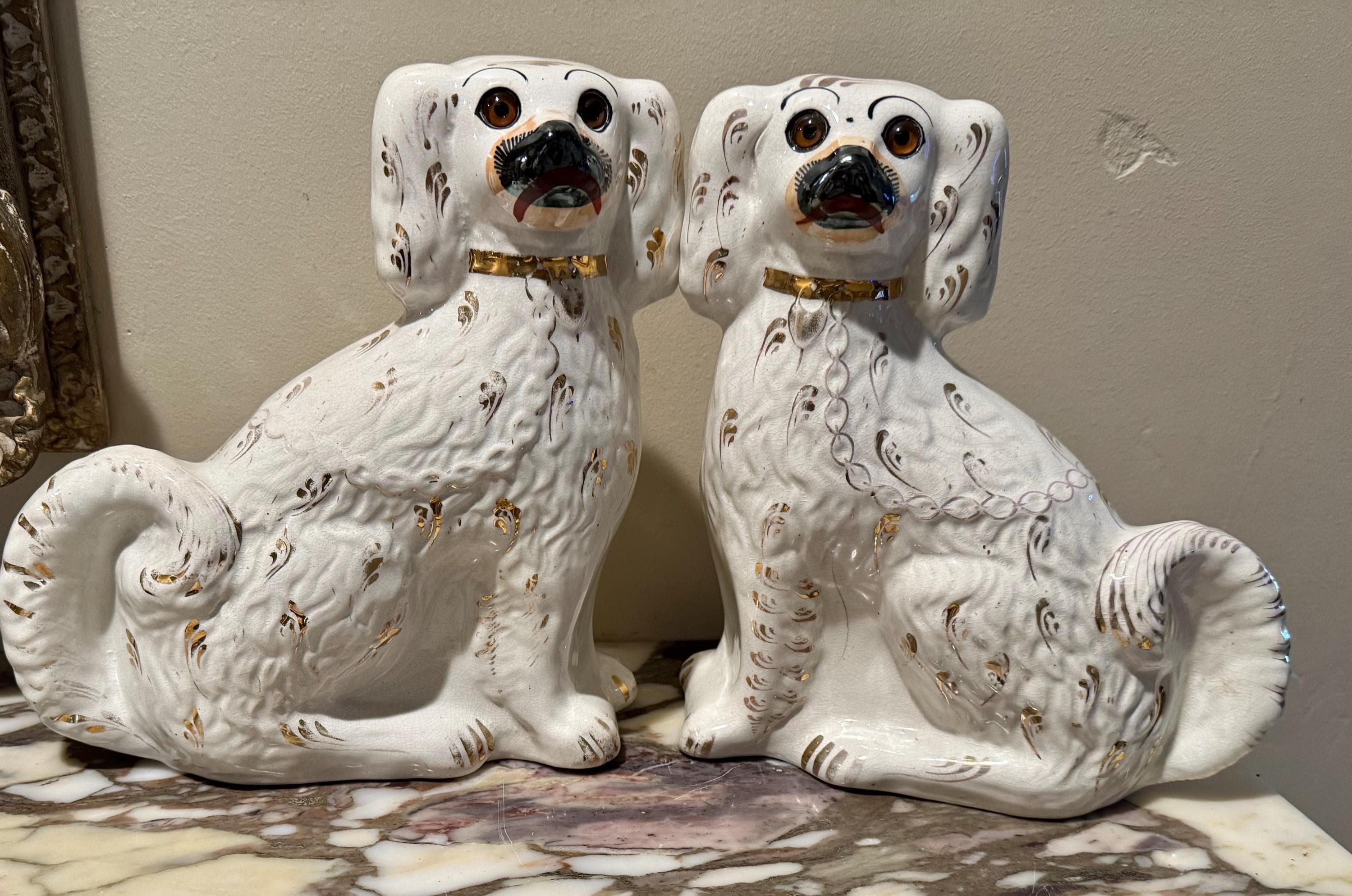 Staffordshire Dogs Glass Eyes