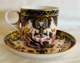 Vintage Royal Crown Demitasse Cup and Saucer M4035 Renaissance Theme 2 Available