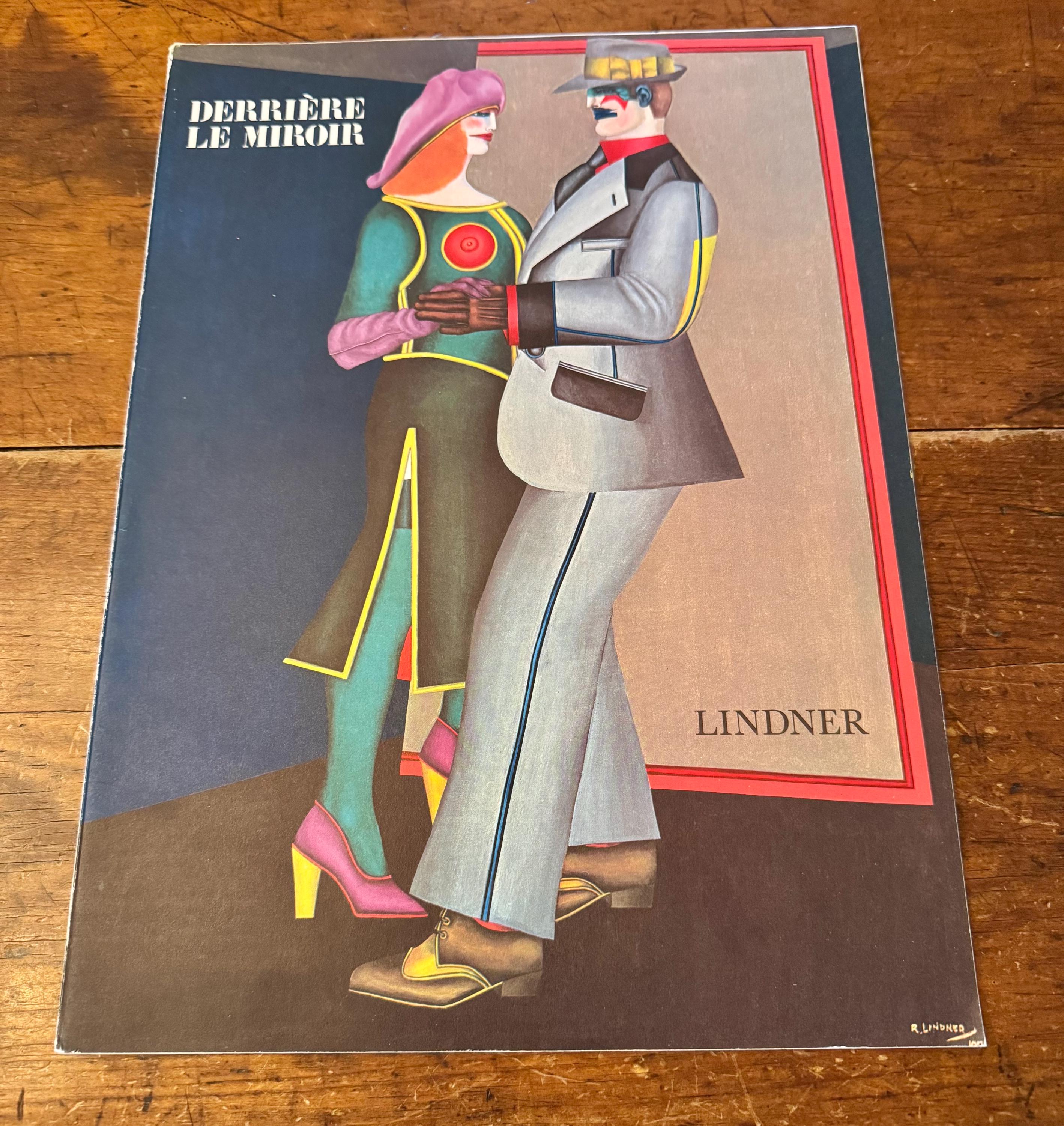 Vintage 1977 Derrière Le Miroir 226 French Art Magazine Lindner