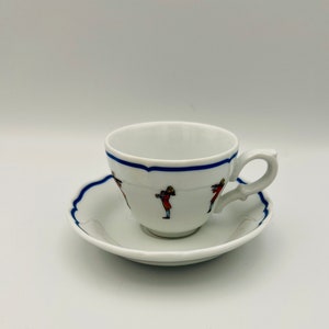 Antique Hutschenreuther Hotel Mozart Tea Cup & Saucer