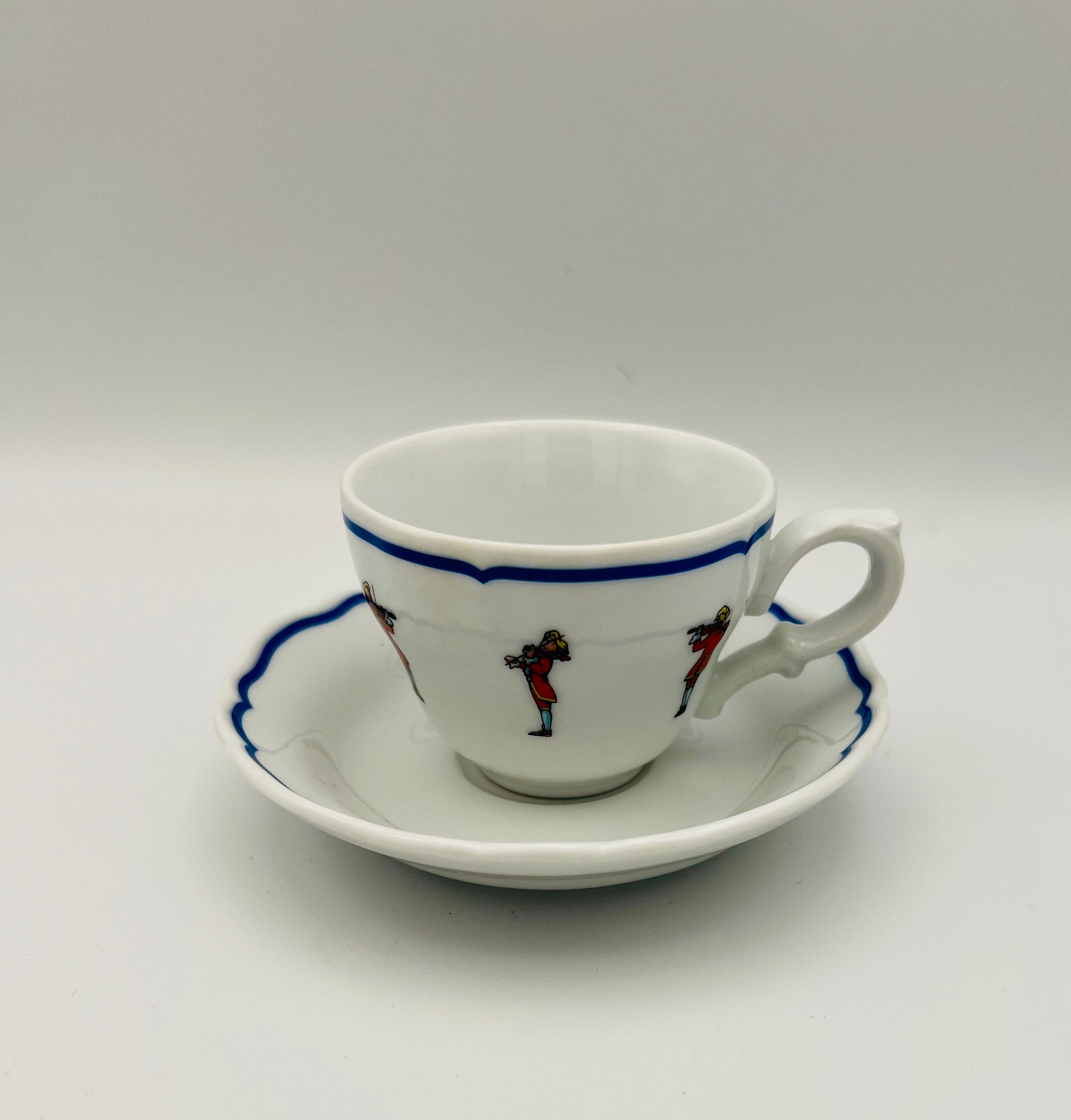 Antique Hutschenreuther Hotel Mozart Tea Cup & Saucer - Etsy