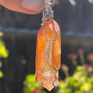 Raw Tangerine Quartz
