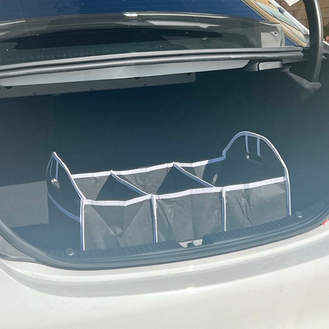 Multi Pocket Trunk Storage Bin, Car Organization, Trunk Organizer, Car