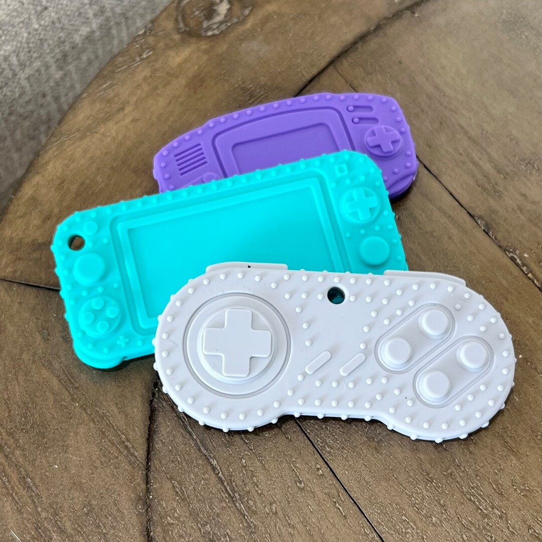 Silicone Teething Toy, Gamer Teething Toy, Video Game Teether, Baby
