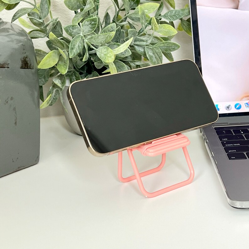 Mini Folding Chair Phone Holder Cell Phone Holder Chair Etsy