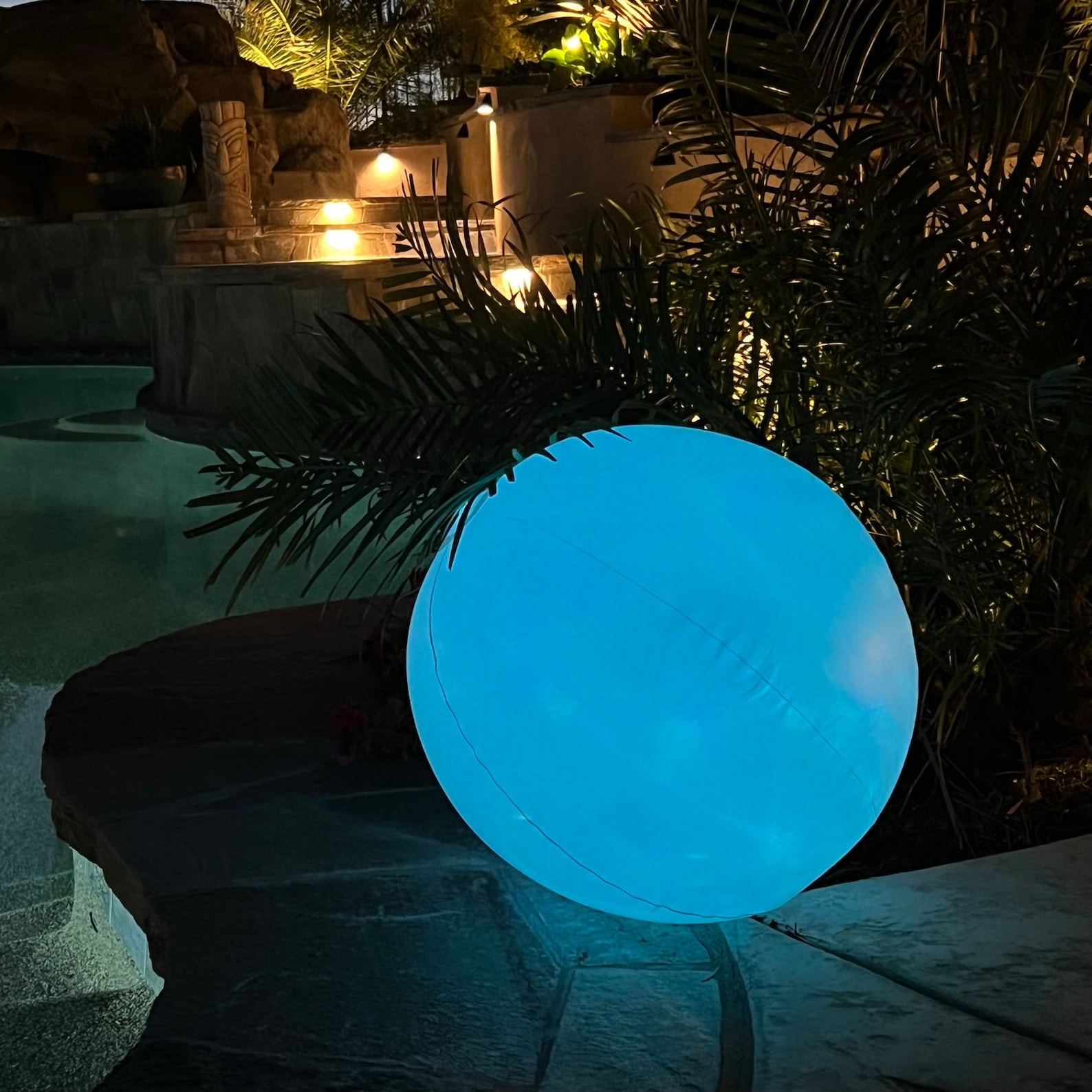LED Beach Ball, Remote Control Ball, Light up Ball, Large LED Ball Etsy