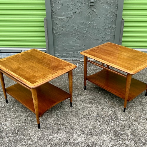 Set of Mid Century End Tables Etsy