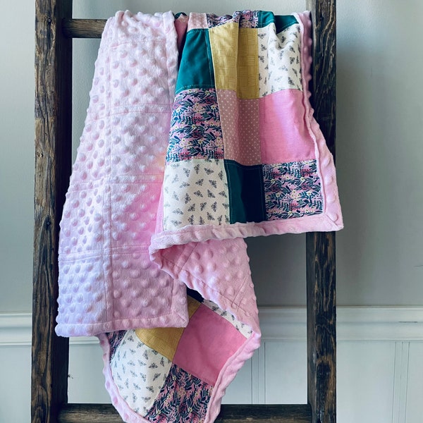 Quilted Baby Blanket Etsy