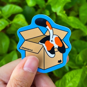 Cat Butt Stickers • Cat In Box • Cat Laptop Decal • Funny Cat Sticker • Adorable Planner Decor • Silly Sticker • Gift For Cat Lover