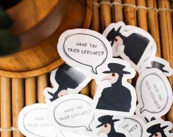Unsolicited Plague Advice Sticker | Glossy | Spoonie + Disability + Invisible + Chronic Illness Awareness | Laptop/Water Bottle Sticker
