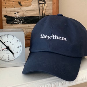 They them hat | Pronouns dad hat | Non-binary baseball cap