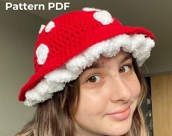 Mushroom Hat Crochet Pattern
