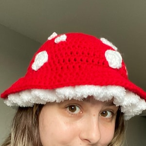 Mushroom Hat Crochet Pattern image 3