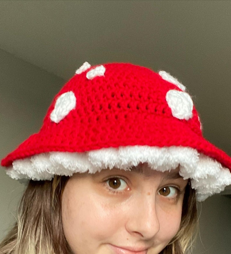 Mushroom Hat Crochet Pattern image 3