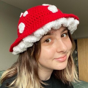 Mushroom Hat Crochet Pattern image 2