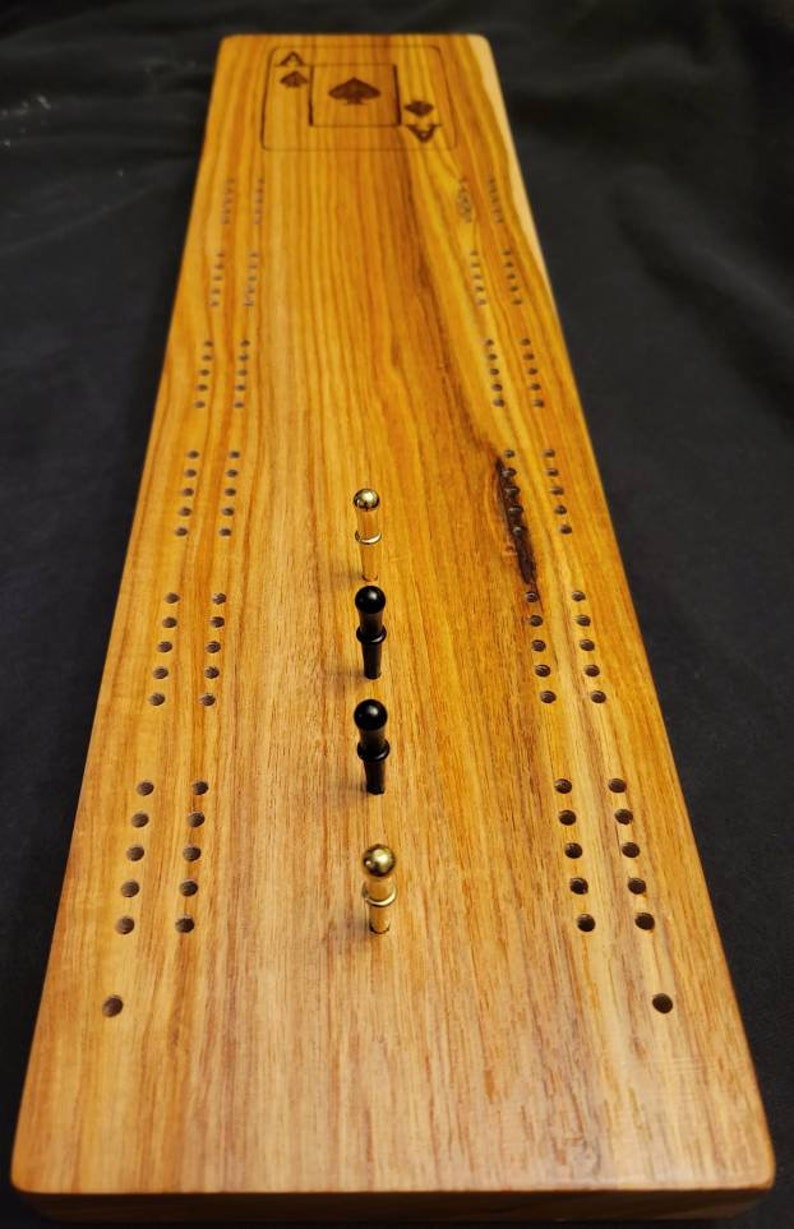 Handmade Cribbage Board Etsy