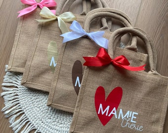 Sac de jute Mamie chérie