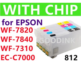 4pk Empty Refillable Ink Cartridge for 