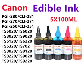 Canon Edible Ink Refill, 500ML Total
