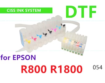 Empty CISS Ink System for Stylus R1800 R800 - DTF Printing
