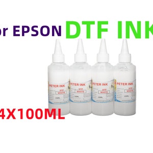 4X100ML Premium DTF Direct To Film refill Ink for Xp-15000 Artisan 1430 Stylus 1400 ET-8550 ET-8500 L1800 L800 L805 Printer