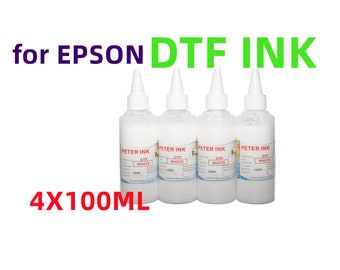 4X100ML Premium DTF Direct To Film refill Ink for Xp-15000 Artisan 1430 Stylus 1400 ET-8550 ET-8500 L1800 L800 L805 Printer