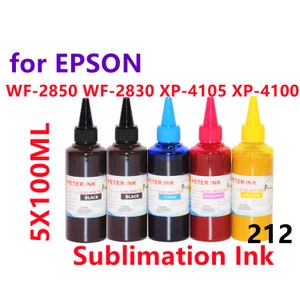 Epson XP-4100 CHIPLESS Sublimation Printer Bundle With Refillable