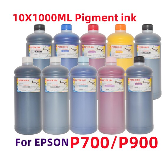SureColor P700 P900 Printer Ink - 10 x 1000ML Pigment Refill