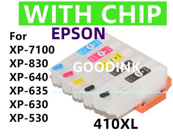 T410 XL Refillable Ink Cartridge Set - 5 Color Empty Cartridges