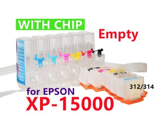 empty CISS System for Expression Photo XP-15000 T312 T314 XL