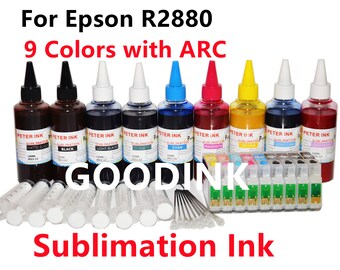 9 Empty Refillable Ink Cartridges for R2880 Printer