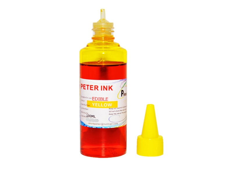 5 cartuchos de tinta comestible de 100 ml (2 unidades en negro) para impresoras Wf-2850, Wf-2830, XP-4100 y XP-4105 T212. imagen 4