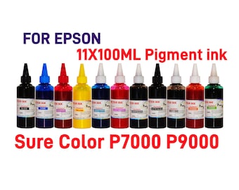 SureColor P7000 P9000 Printer Ink – 11 x 100ML Pigment Refill
