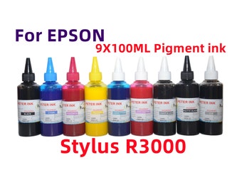 Stylus R3000 Printer Ink – 9 x 100ML Pigment Refill
