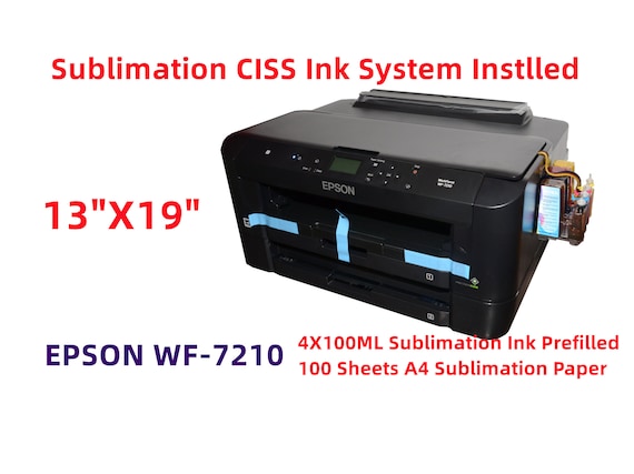 New Workforce WF-7210 Sublimation Printer Bundle 13x19 Large