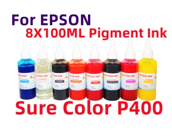 SureColor P400 Printer Ink Refill, 8 x 100ML Pigment Ink