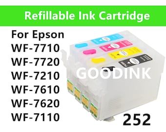 Refillable Ink Cartridge Kit: WF-7710 WF-7720 WF-7210