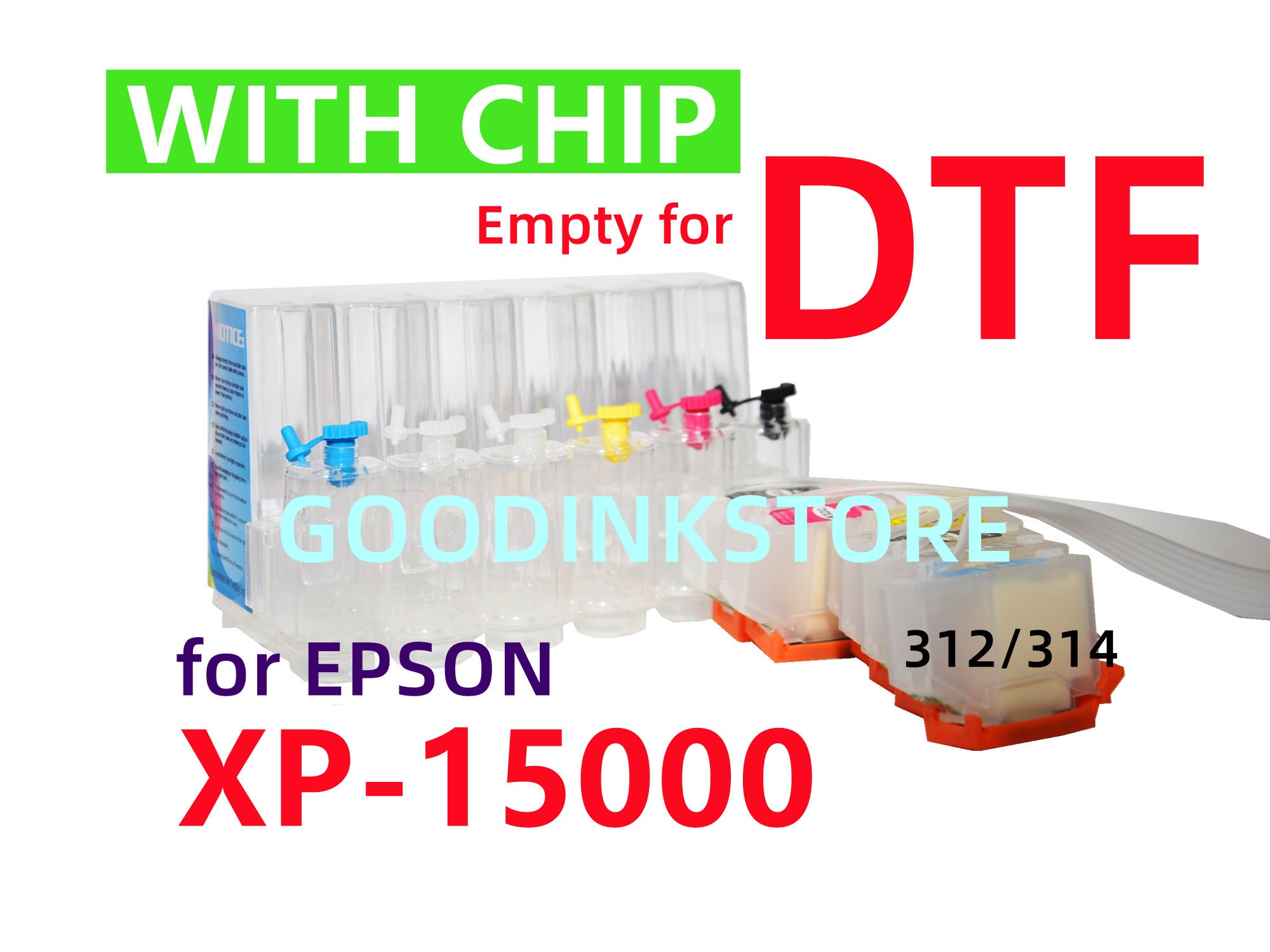302XL 302 202XL Without Chip Bulk CISS System For Epson Expression