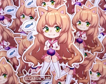 Kitty Girl Sticker