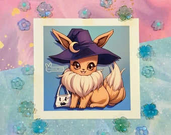 Spooky Eevee Print