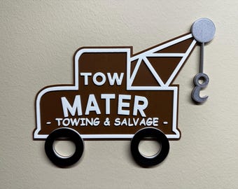 Tow Mater Towing and Salvage Inspired Cars Disneyland/Radiator Springs Disney Sign!!