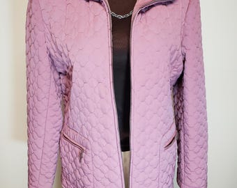 Elegant Pink Quilted Fully Lined Jacket by Gallery