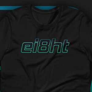 Racing Tees, Racing T Shirts, Car Enthusiasts, Drift Car Tees, ei8ht riceworks, made in usa, ocean blue