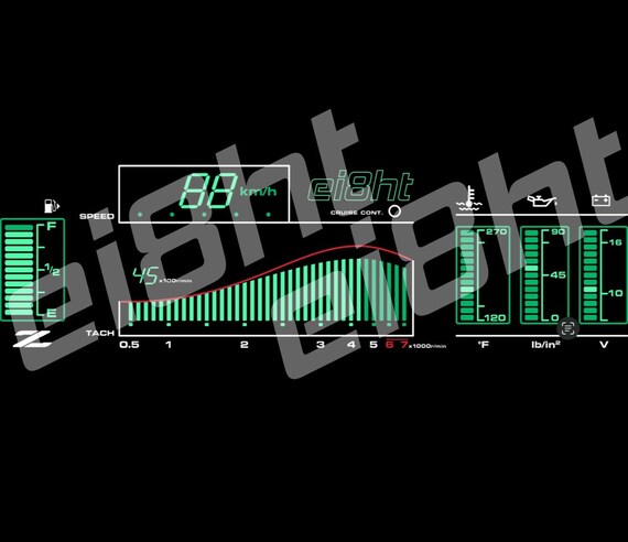 300zx Digital Dash Tee - Etsy