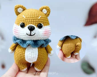Shiba Amigurumi Crochet Pattern: Dog Plush Toy (PDF Pattern)